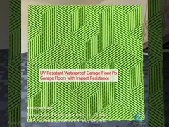 Pp pisos de garaje resistentes a los rayos UV