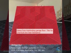 Carquillas de piso de garaje de trabajo pesado para resistencia a sustancias químicas y manchas