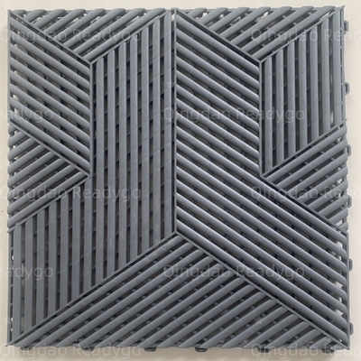Fábrica 40*40cm 3D Newgarage azulejos de suelo de plástico PP Garage suelo para taller