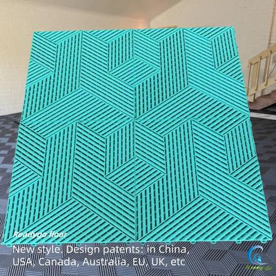 Garage de epoxi fácil de limpiar con diseño decorativo y resistencia al deslizamiento