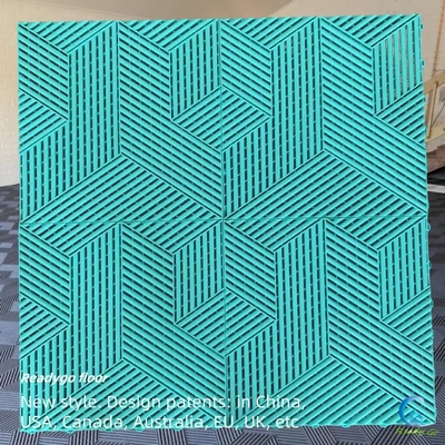 ODM Industrial Interlocking Floor Tiles 400*400mm Tiles para garajes de cubierta deportiva