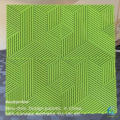 Pisos de plástico para interiores Garage 40x40cm Pisos de plástico para garajes