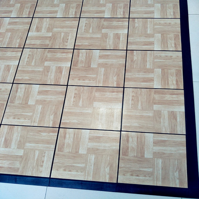 300x300mm azulejos piso de baile de polipropileno azulejos de piso de baile al aire libre