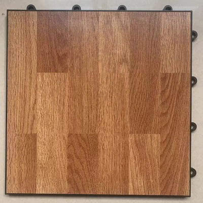 Tejas de piso de baile portátiles de madera oscura 300x300x12mm