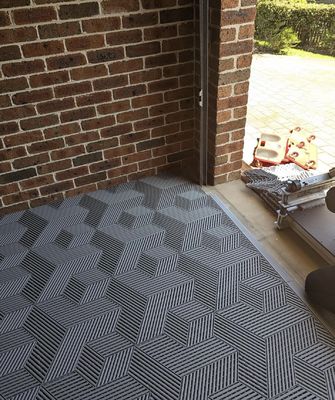 400x400x18mm Racedeck piso de garaje de bloqueo entrelazado azulejos de piso de garaje