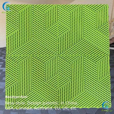 Baldosa para suelo de garaje con sistema de instalación a clic 620g/unidad para renovaciones de garaje